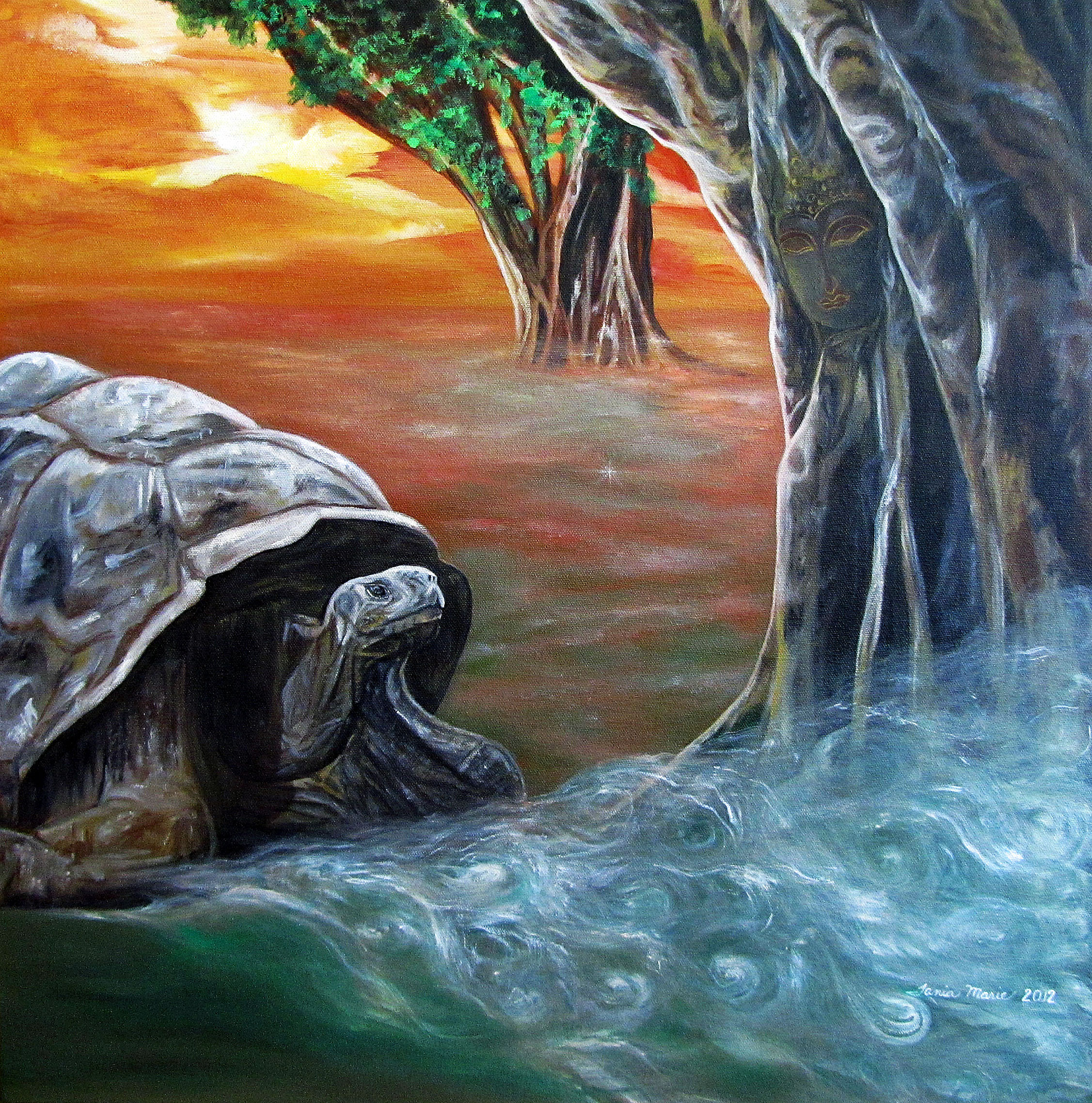 2253x2275 The Mystic A Light Journey To Ancient Origins Through Painting - Mystic Painting