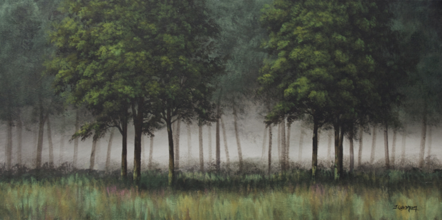 640x318 Mystical Forest (Interference Paints) Acrylic Painting Lesson - Mystical Forest Painting