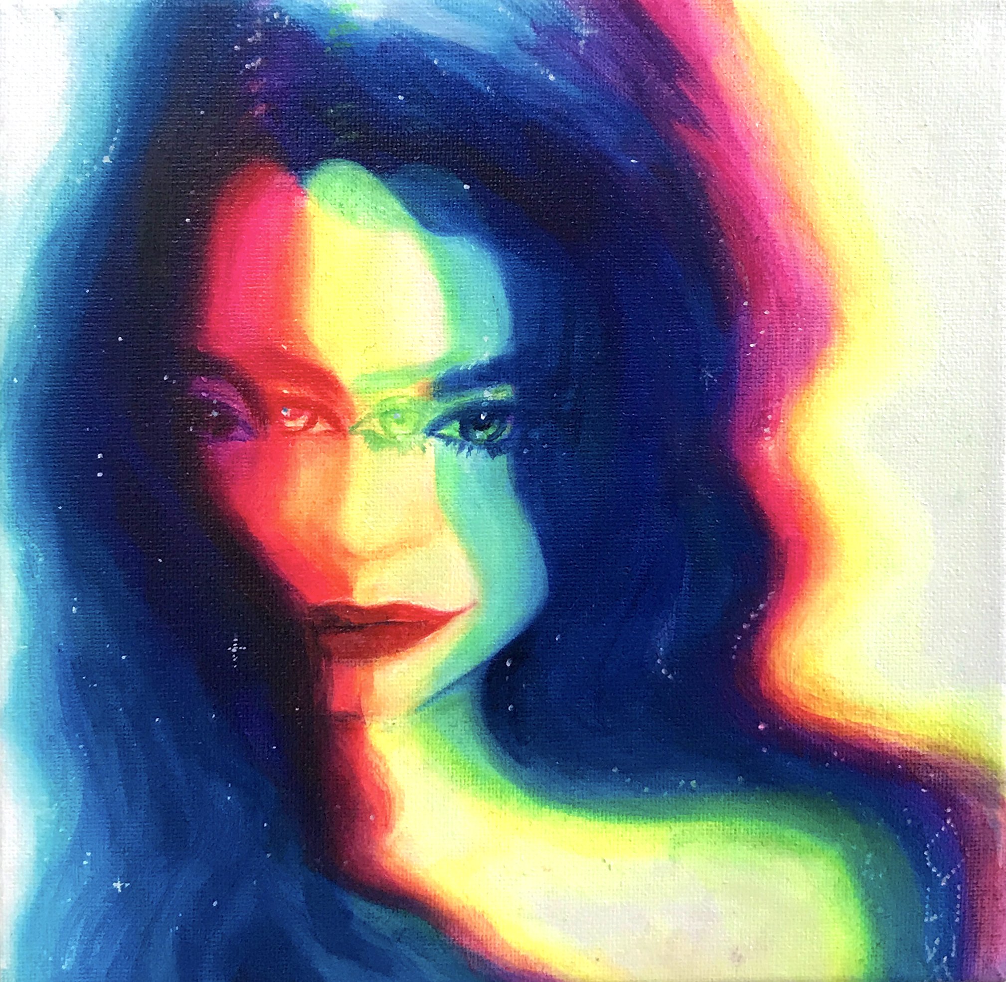 2018x1971 Mystique Original Oil Painting Charmaine Olivia - Mystique Painting