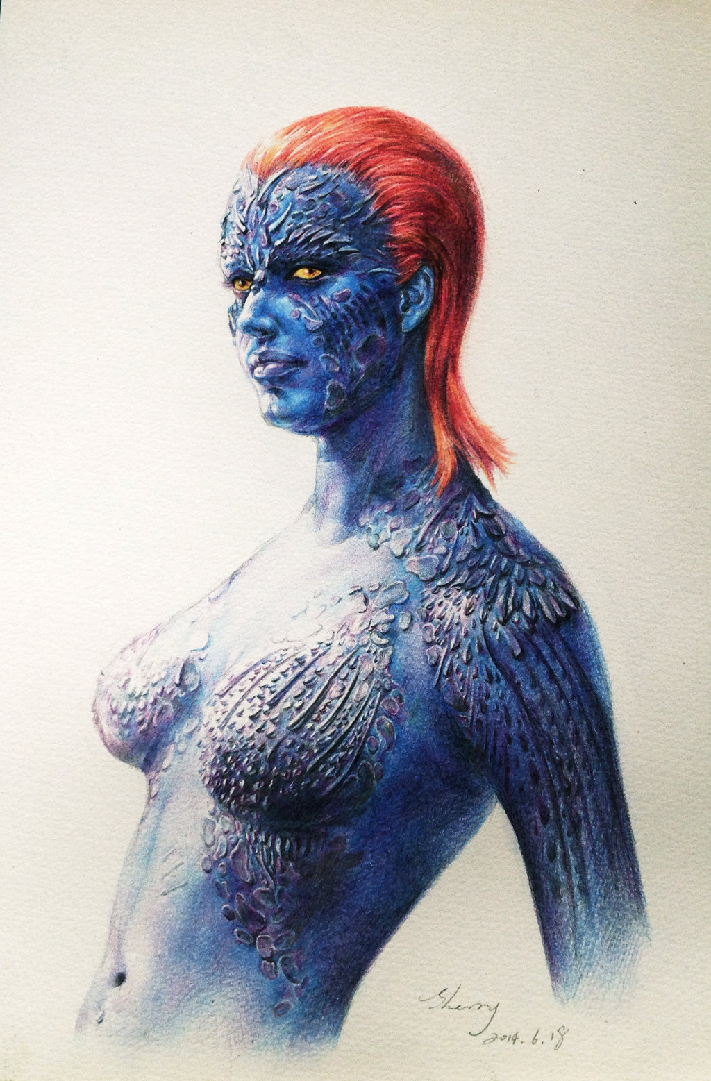 1024x1557 Mystique By Ladysherry - Mystique Painting