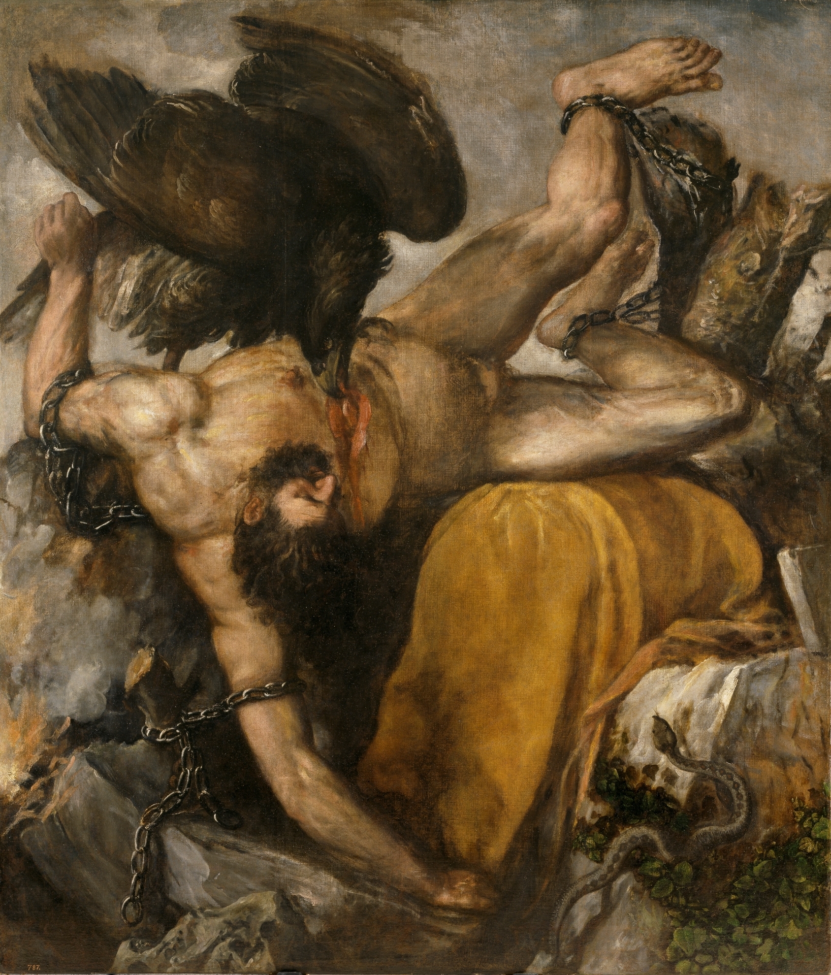 1636x1920 Sisyphus - Myth Of Sisyphus Painting