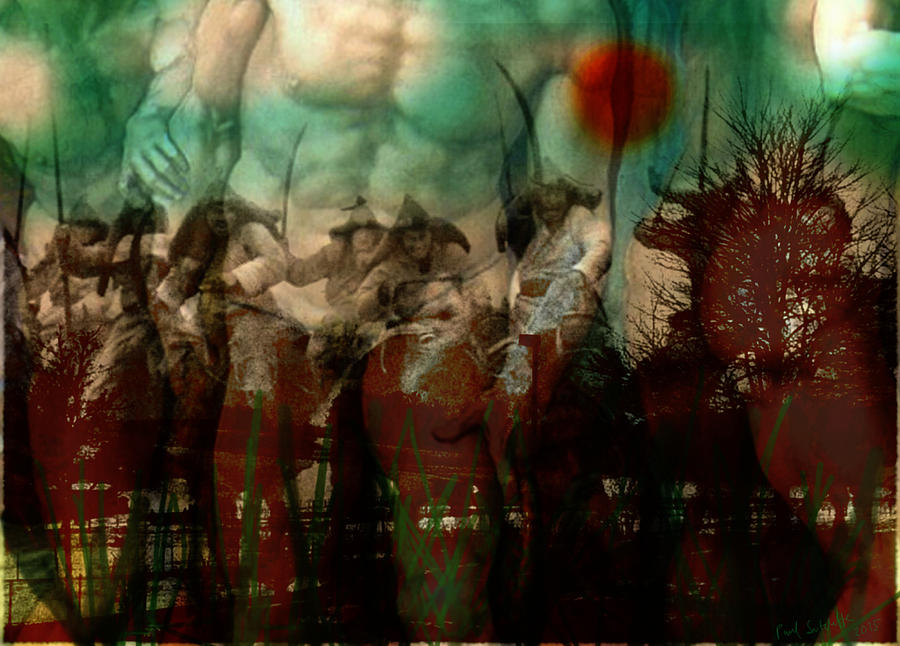 900x646 The Myth Of Sisyphus Painting By Paul Sutcliffe - Myth Of Sisyphus Painting