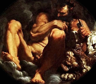 400x348 Ancient Artifacts Sisyphus - Myth Of Sisyphus Painting