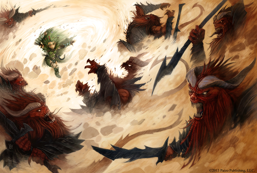 1000x672 Pathfinder - Mythic Painting