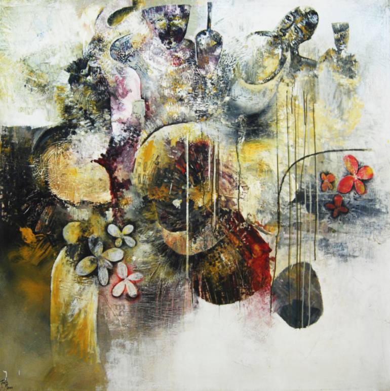 770x773 Saatchi Art Mythic Presence Painting By Mille Arts - Mythic Painting