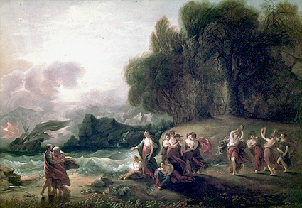 425x293 Landsape Painting In America Greek Mythology And The Bible - Mythology Painting