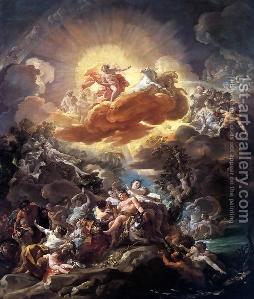 510x600 The Birth Of The Sun And The Triumph Of Bacchus 1762 - Mythology Painting
