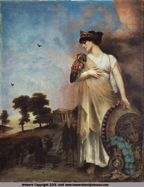 576x751 Women Of Mythology Warriors, Mothers Amp Virgins The Art Of Howard - Mythology Painting