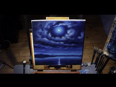 480x360 How To Paint A Full Moon Sky - Nagualero Painting