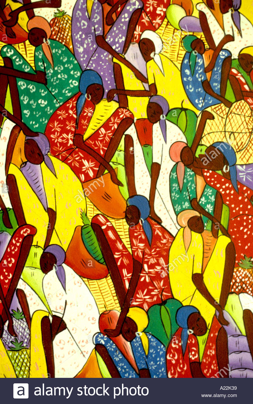 871x1390 Decorative Naif Painting Is A Traditional Art In The Caribbean - Naif Painting