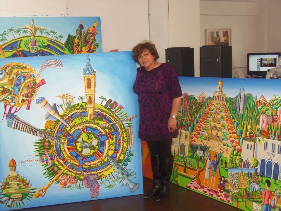 960x720 Naif Artist Folk Painters Naive Artists Painter (Raphael Perez) - Naif Painting