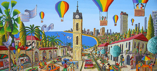 500x227 Naive Art Painting Arte De La Pintura Ingenua Kunst - Naif Painting
