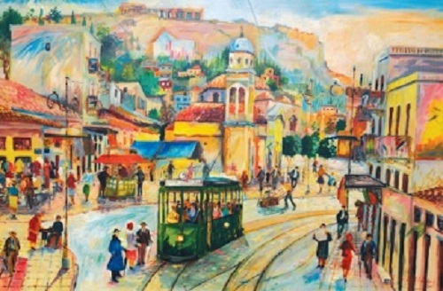 500x328 Greek And Cypriot Painters Exhibited In Istanbul Greek - Naif Painting