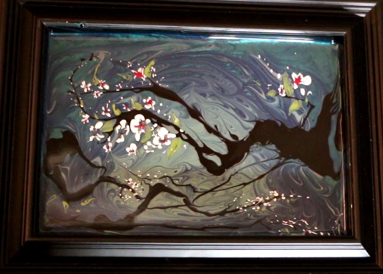 1237x886 How To Paint Tree Blossoms Using Nail Polish (Abstract Technique - Nail Polish Painting