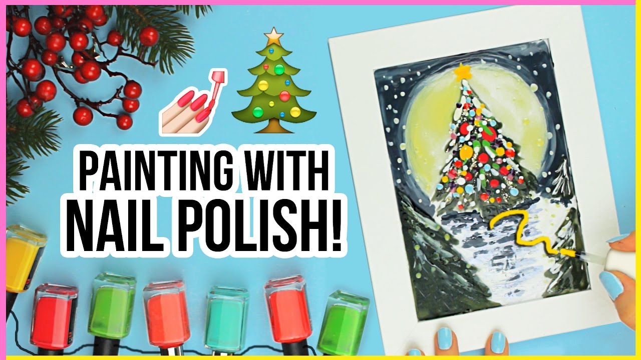 1280x720 Art Challenge Painting With Nail Polish! - Nail Polish Painting