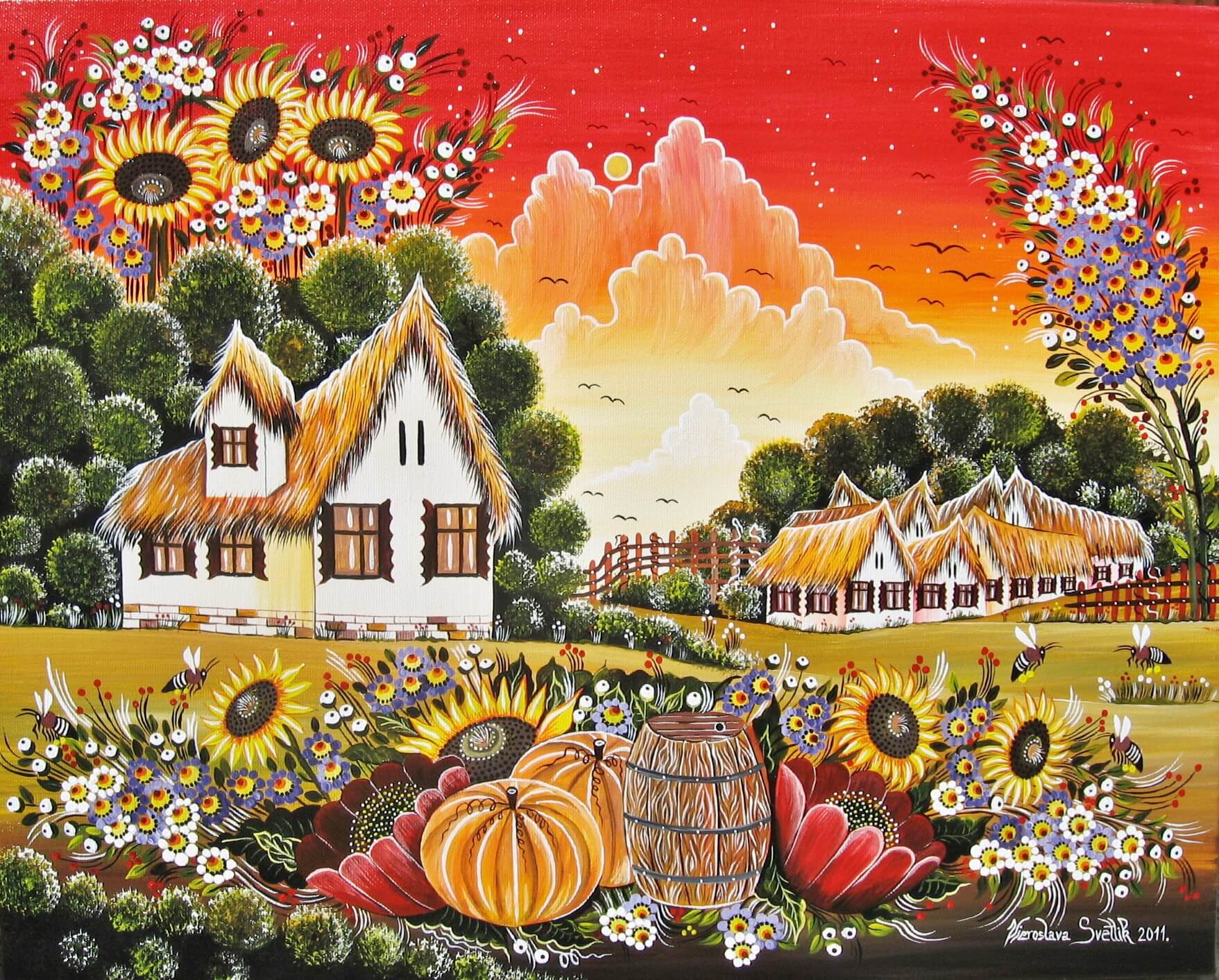 1757x1413 - Naive Painting