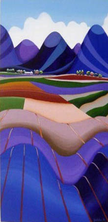 220x450 Naive Painting Style Enhancestropical Landscapes - Naive Painting Style