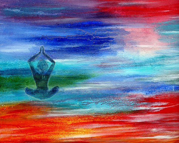 600x479 Namaste Painting By The Art With A Heart By Charlotte Phillips - Namaste Painting