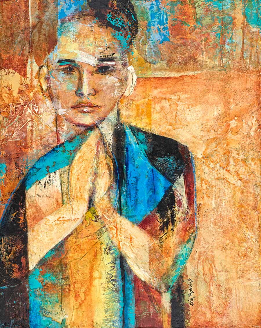 900x1130 Namaste Erin Robbins - Namaste Painting