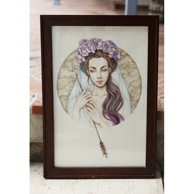 768x768 Aphrodite Original Painting Nana Williams - Nana Painting