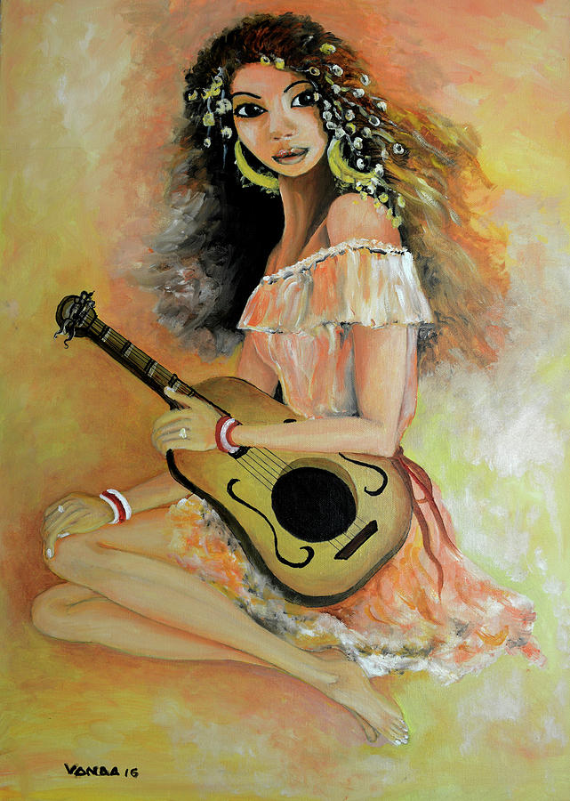 641x900 Nana Painting By Vanda Caminiti - Nana Painting