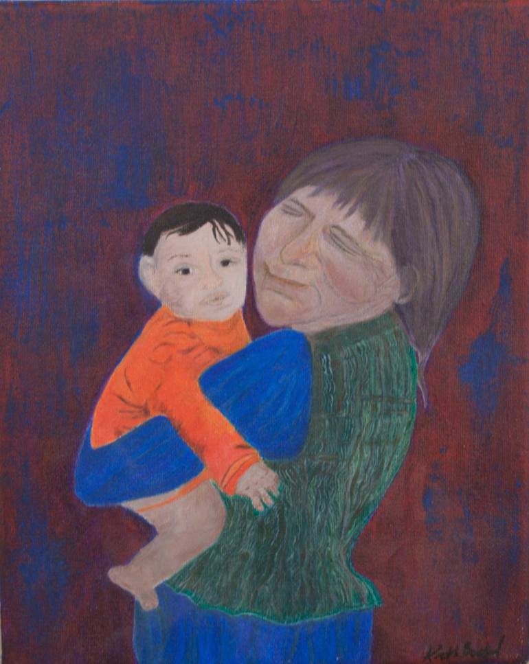 770x967 Saatchi Art Nana Painting By Kath Bockal - Nana Painting