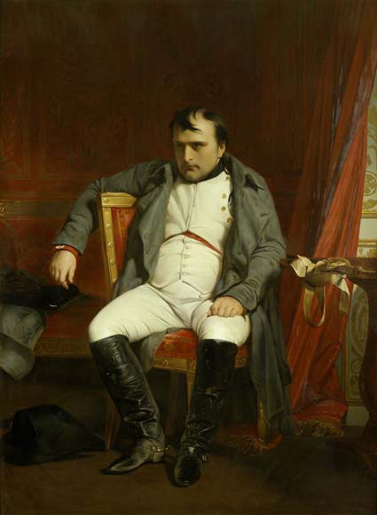 425x580 Napoleon I - Napoleon At Fontainebleau Painting