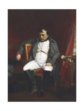 338x450 Napoleon - Napoleon At Fontainebleau Painting