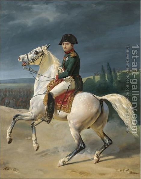 469x597 An Equestrian Portrait Of Napoleon Bonaparte Simon Meister - Napoleon Bonaparte Horse Painting