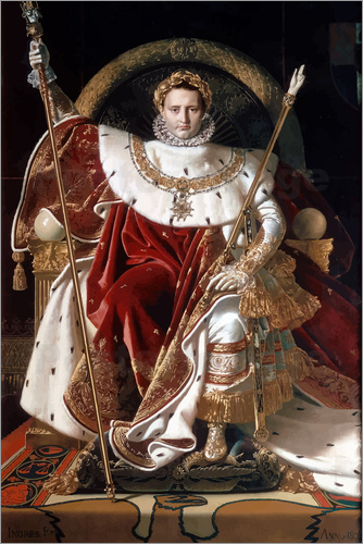 334x500 John Parrot Digitally Restored Painting Of Napoleon Bonaparte - Napoleon Bonaparte Painting