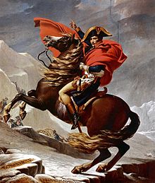 220x259 Napoleon Crossing The Alps - Napoleon Bonaparte Painting Original