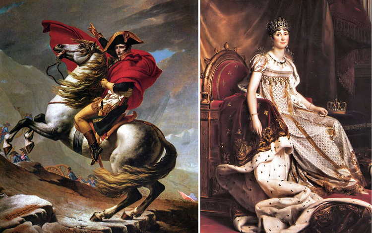 750x470 Romantic Letters - Napoleon Bonaparte Painting Original