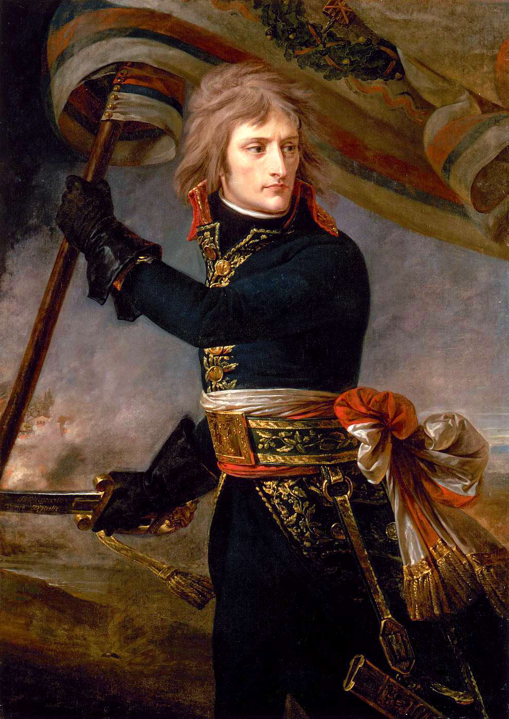 990x1400 File1801 Antoine Jean Gros - Napoleon Bonaparte Painting Original