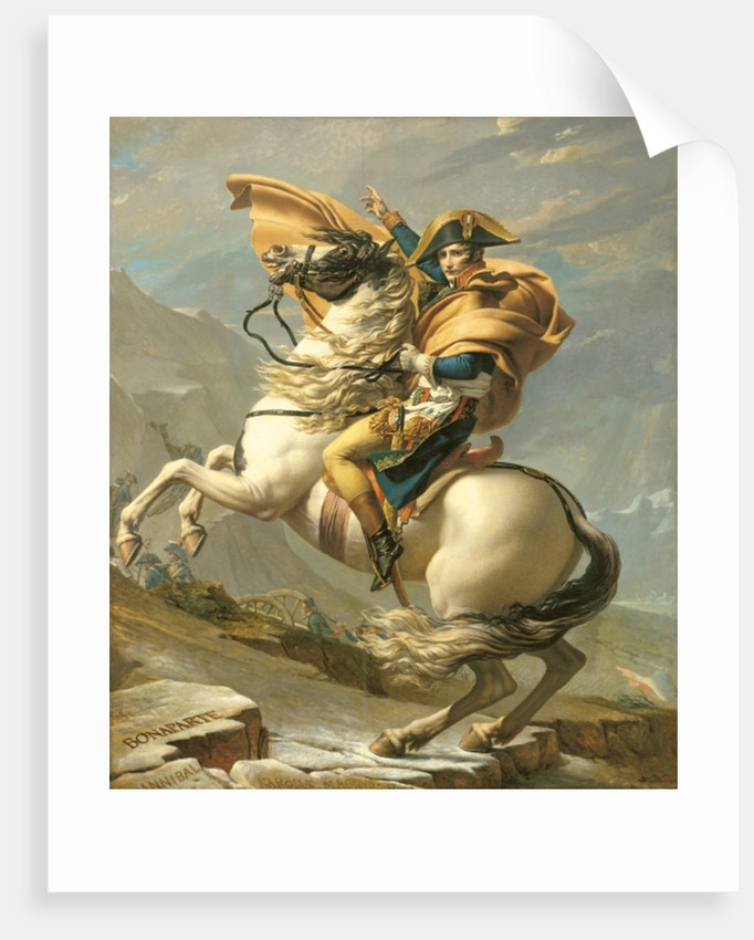 682x850 Napoleon Crossing The Alps - Napoleon Crossing The Alps Painting