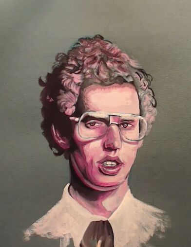 392x508 Napoleon Dynamite Gouache Art Amino - Napoleon Dynamite Painting