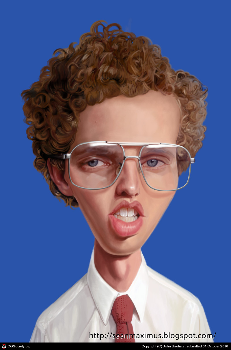 800x1214 Napoleon Dynamite By John Bautista 2d Cgsociety - Napoleon Dynamite Painting