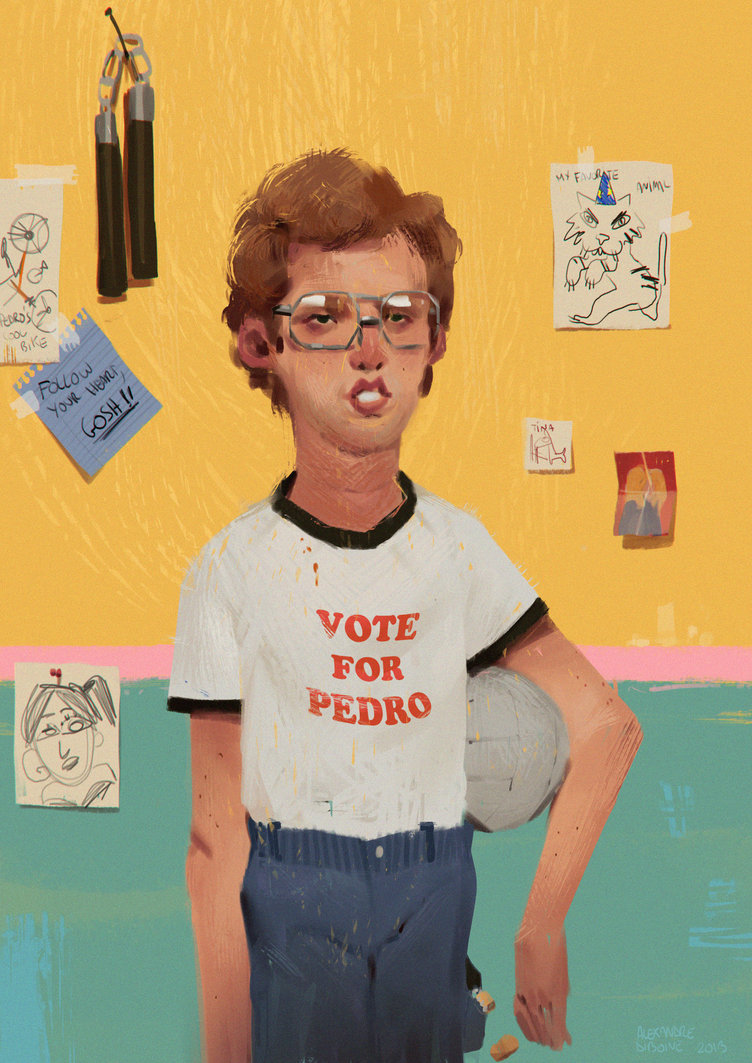 752x1063 Napoleon Dynamite By Zedig - Napoleon Dynamite Painting