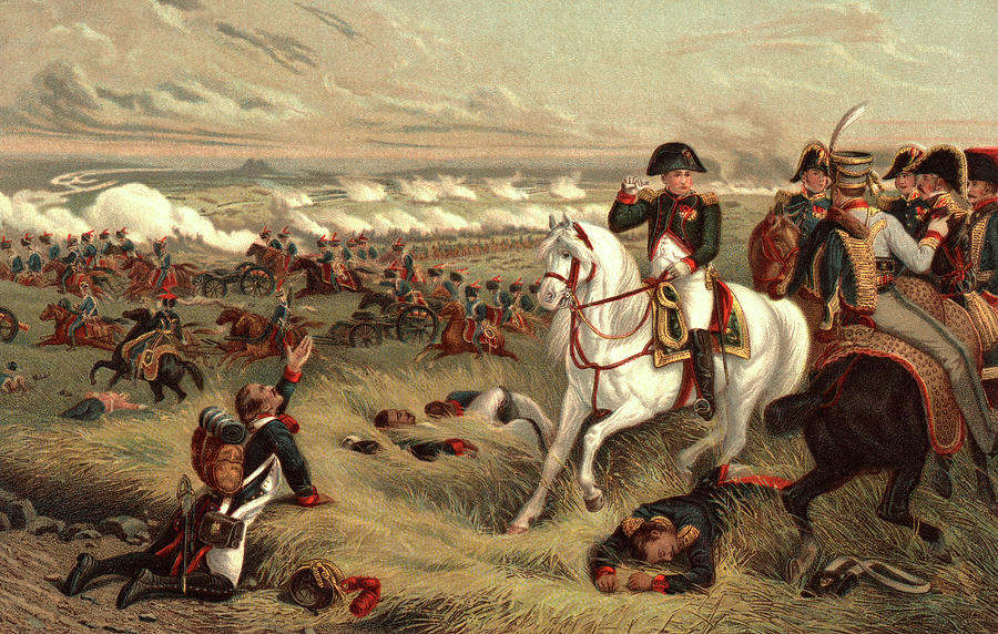 900x572 July 5 1809 Napoleon On White Horse Painting By Vintage Images - Napoleon Horse Painting