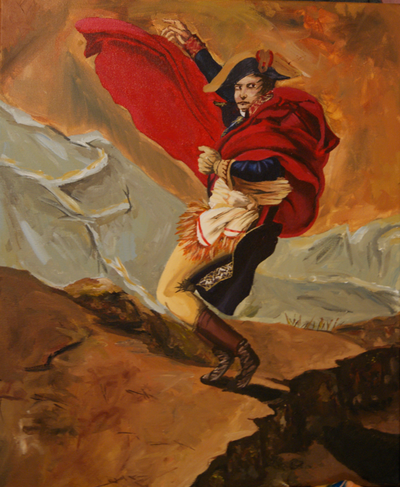 800x974 Napoleon Bonaparte Horse Painting - Napoleon Horse Painting