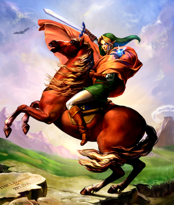599x705 Zelda Universe On Twitter A Parody The Famous Painting - Napoleon Horse Painting