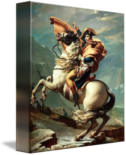 529x650 Digitally Restored Vector Painting Of Napoleon Bon By Stocktrek Images - Napoleon Horse Painting