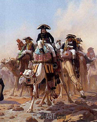 316x400 Napoleon And His General Military Staff In Egypt (Detail) Gerome - Napoleon In Egypt Painting