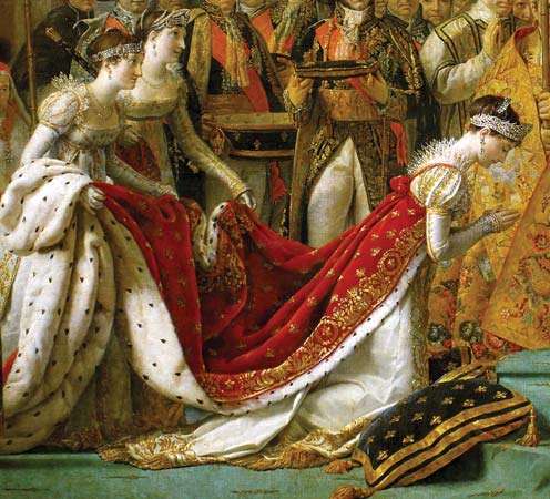 496x450 The Coronation Of Napoleon In Notre Dame Painting By David - Napoleon Painting