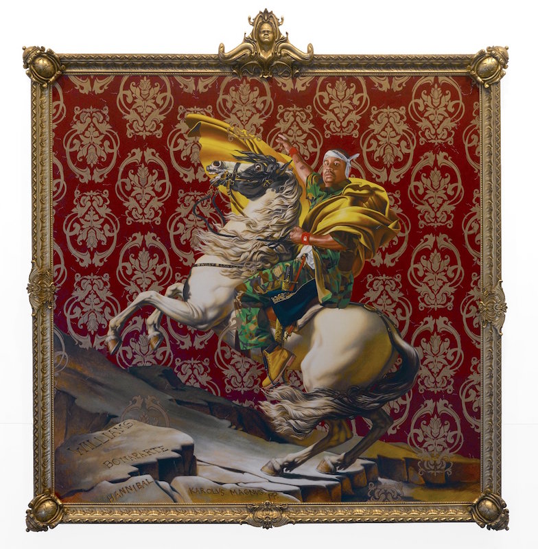 784x800 Kehinde Wiley, Napoleon Leading The Army Over The Alps (Article - Napoleon Riding Horse Painting