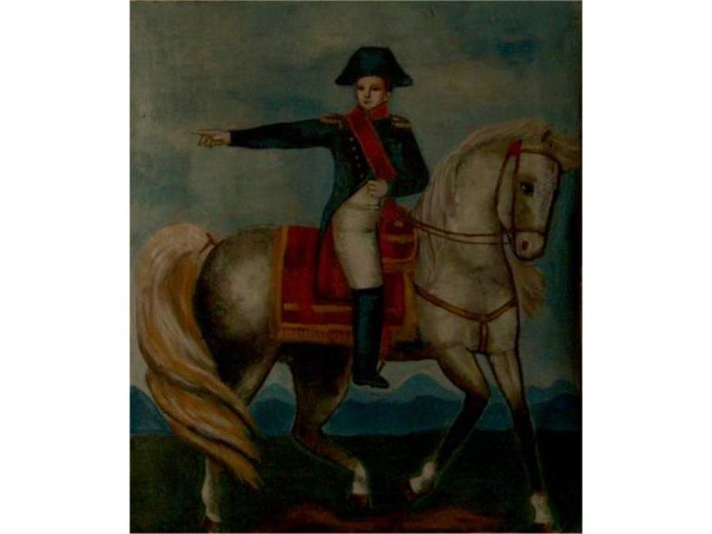 1023x768 Napoleon Riding A Horse Oil Painting On Canvas Eugueniia Daguite - Napoleon Riding Horse Painting