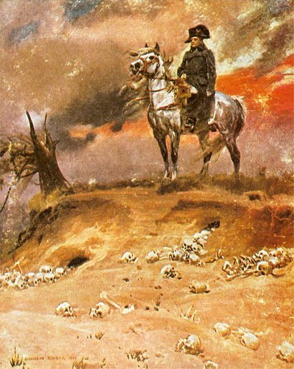 420x527 Painting History The Rider On The Pale Horse - Napoleon Riding Horse Painting