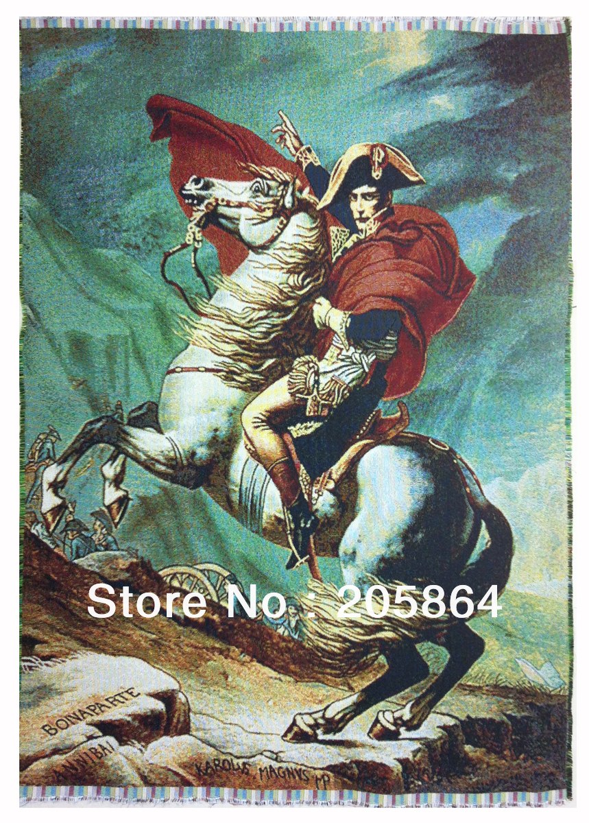 859x1200 Free Shipping Hot Sell Napoleon Riding On Horse Fabric Picture,new - Napoleon Riding Horse Painting