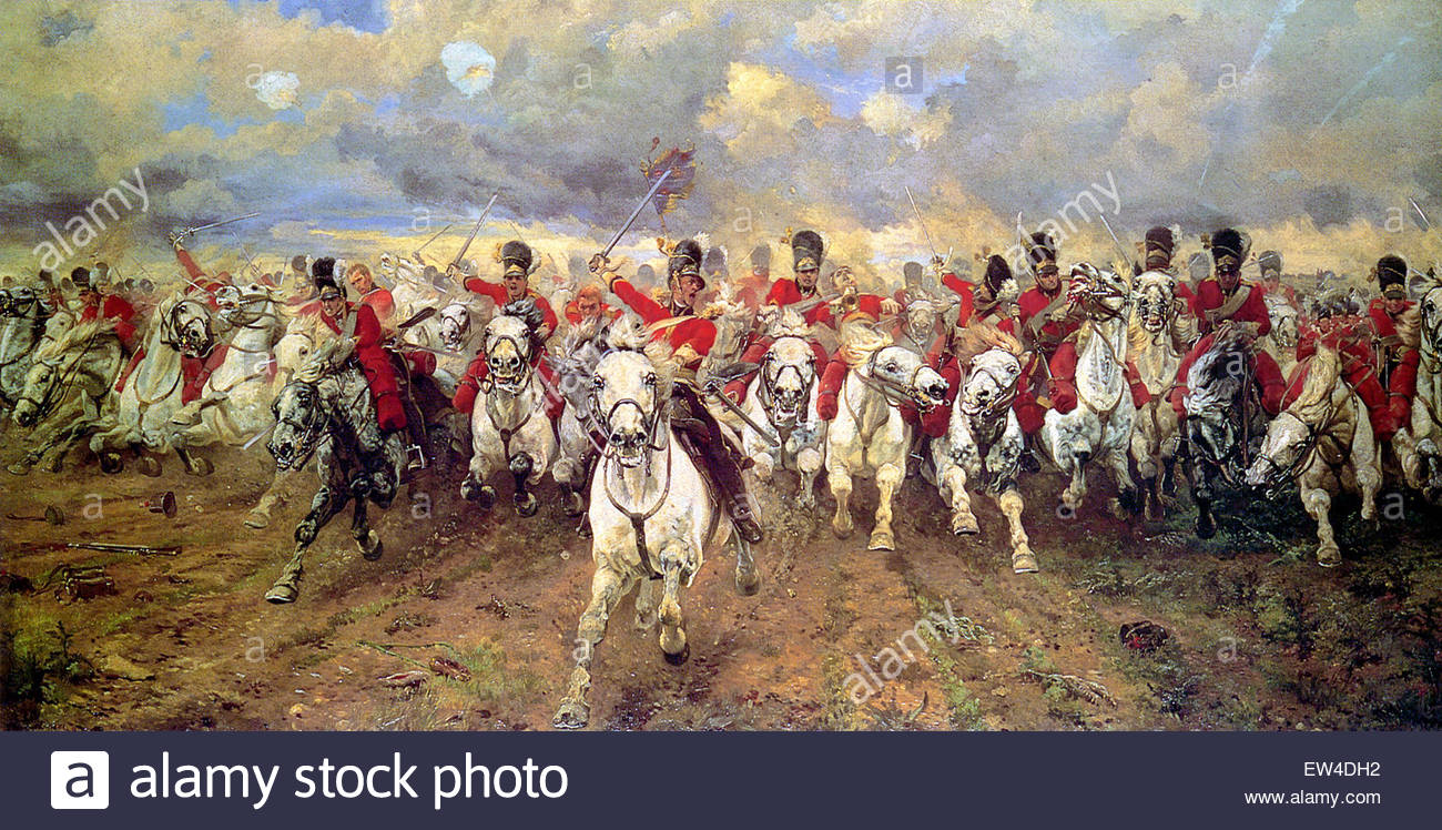 1300x748 Scotland Forever! Is An 1881 Painting By Lady Butler Depicting - Napoleonic War Painting