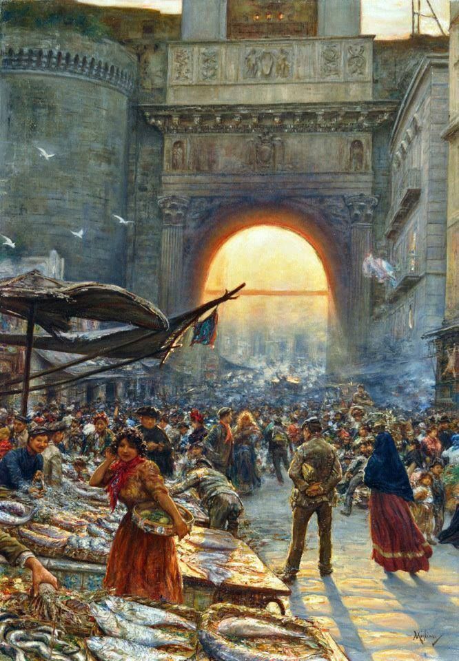 666x960 293 Best Neapolitanus Images On Amalfi Coast, Atrani - Napoli Painting