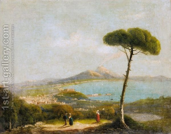 600x470 Vedute Di Napoli Italian School Reproduction 1st Art Gallery - Napoli Painting